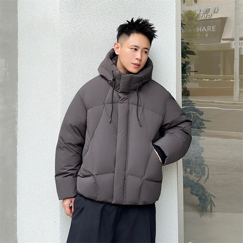 2025标90白鸭绒男连帽面包服羽绒服大码369-P360,男装羽绒服,星座223（原229-2）