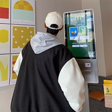 美式街头假两件外套炸街原宿风棒球服ins潮男914-4-606P55，女装短外套，星座914-4