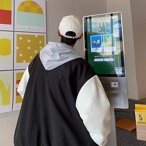 美式街头假两件外套炸街原宿风棒球服ins潮男914-4-606 P55图片