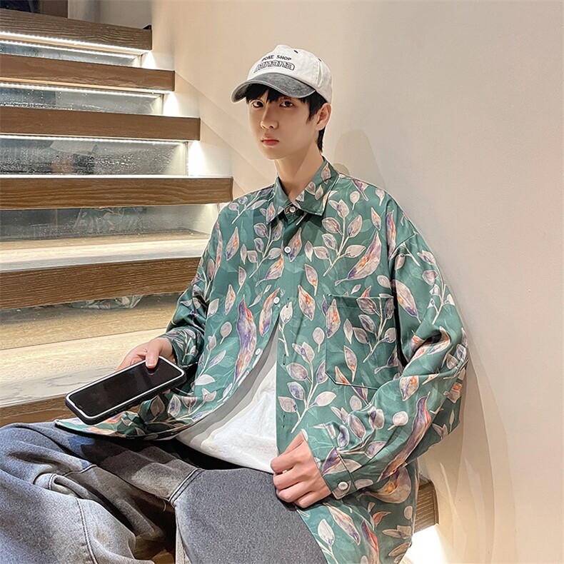 衬衫男短袖衬衣男上衣男秋季寸衫男227-2*CY01*P50控68,男装衬衫,星座227-2