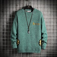 2020冬季日系网格男毛衣宽松休闲针织衫男线衣A313-3965-P85控108，男装针织衫/毛衣，电商A313