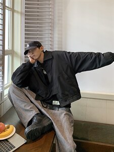 黑色格子（夹克）