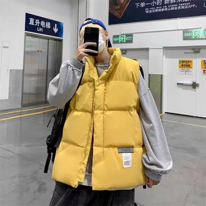 ins时尚简约百搭原宿气质慵懒日系流行新款文艺潮流棉马甲，女装马甲，星座715-4