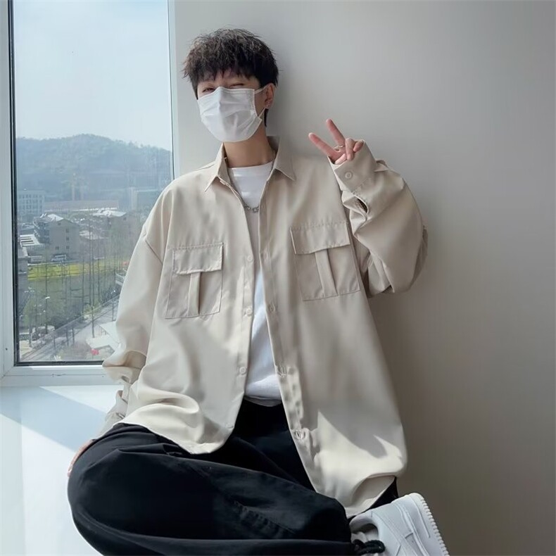 新款潮流男长袖衬衫S2224P35,男装衬衫,星座1116-2