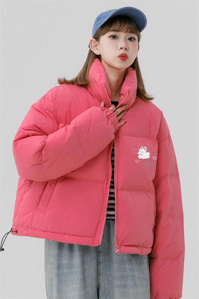中性风新款冬季时尚百搭宽松字母印花棉服外套MY6500特批75控128,男装棉衣,电商A268