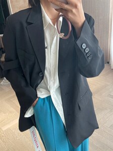 22C03#彩色腰带西装外套,女装西装,首选