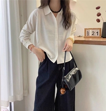 秋冬新款polo领针织纯色开衫时尚休闲百搭，女装针织衫/毛衣，锦瑟羊绒