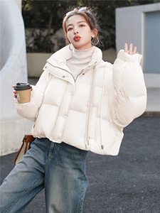 210现货高级感超好看短款90绒加厚保暖羽绒服210-3295-P320-K468图片