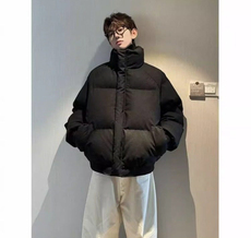 直播现货原版高品质冬季美式帆布皮棉服立体纹理加厚棉衣外套，男装棉衣，电商A486-1