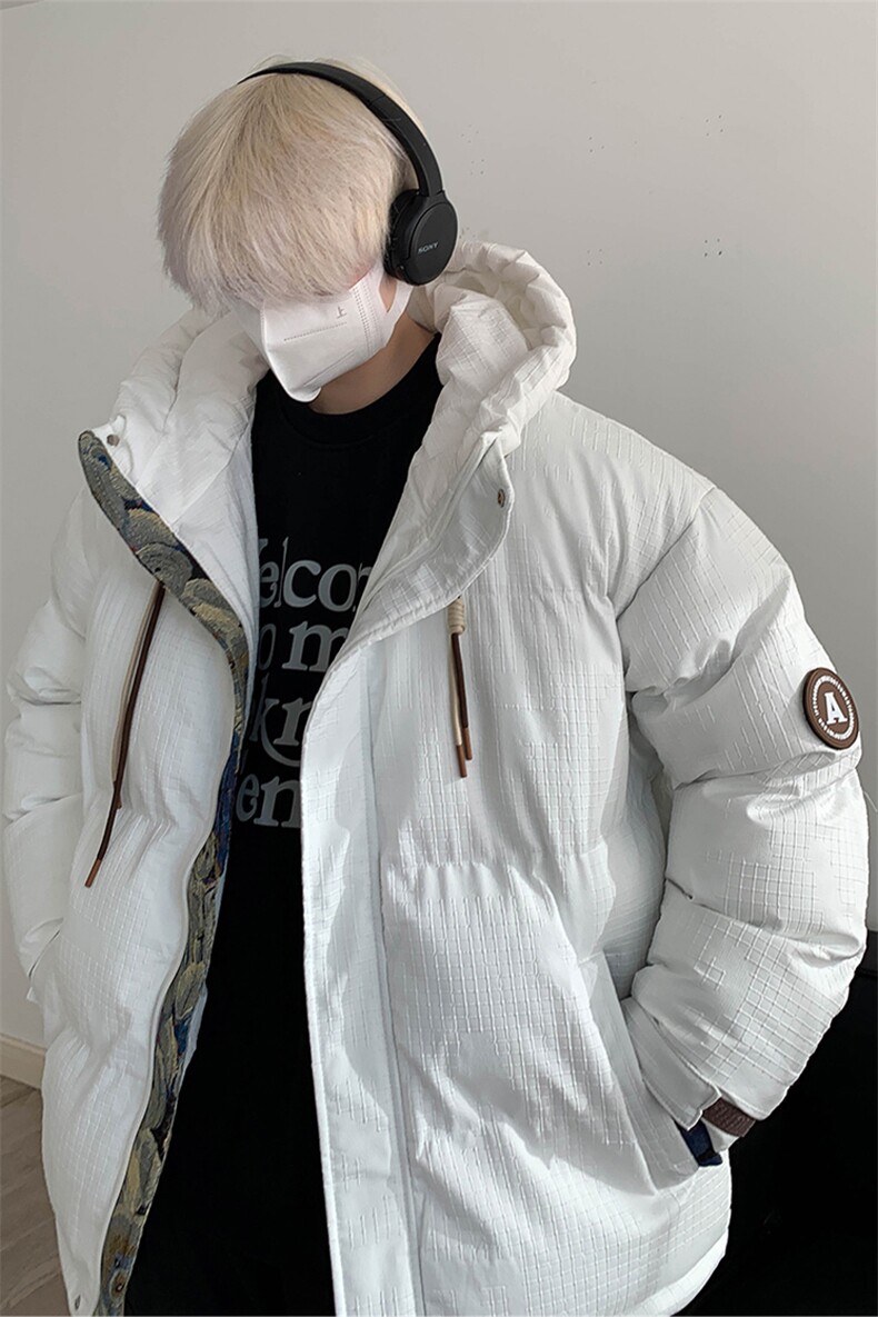 棉服男2025冬季新款宽松休闲连帽棉衣外套2399特P90控148,男装棉衣,电商A309
