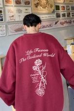 ！圆领卫衣男装港风长袖t恤男外套男WY468-P28，男装卫衣，电商B371