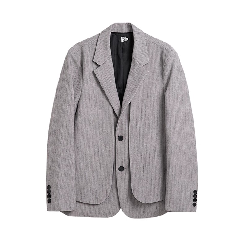 假两件西装外套老钱风痞帅西服上衣XF3102特P76,男装西服,星座908-1