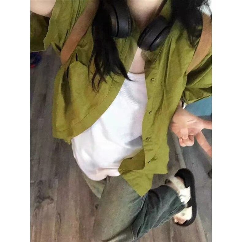 衬衫女2025新款轻奢高级感减龄洋气中长款夏季设计感小众短袖上衣,男装衬衫,星座1210-1
