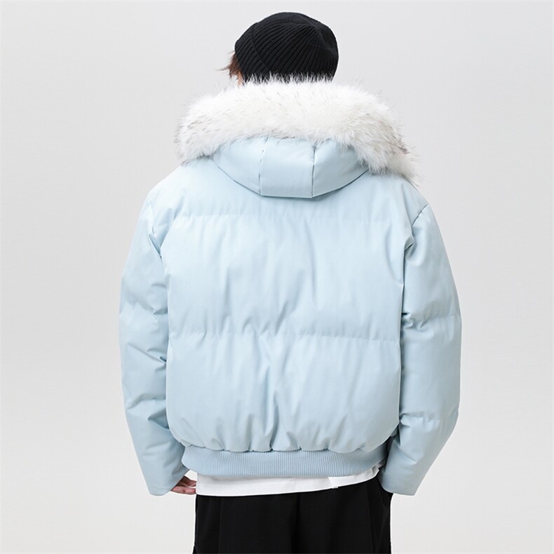 潮流宽松连帽棉服高街潮牌休闲棉衣A161-9986,男装棉衣,电商A161