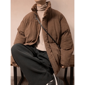 秋冬棉衣加厚夹克加绒外套厚棉袄飞机扣小众1016-1W104 P128 K158图片