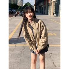 WE1757-P50新款外套春秋百搭宽松工装休闲情侣夹克，男装夹克，电商B323A