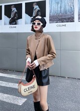 秋季皮衣夹克，女装皮衣，格格+