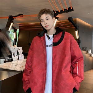 绗棉特批100控158178美式连帽机车棉服棉衣面包服外套男MY245图片