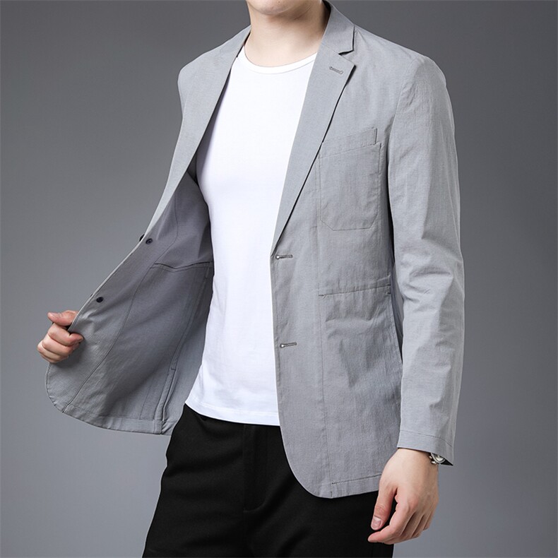A6629903春秋新款男士西服薄款外套简约百搭男装P160，男装西服，电商B360