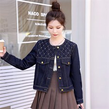 小个子设计感牛仔外套女2025秋季新款时尚高级感百搭上衣短外套，女装牛仔外套，意芙