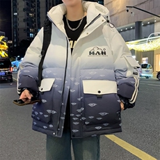 2025秋冬新款连帽棉衣男休闲宽松青少年外套，男装棉衣，星座1206（原A206）