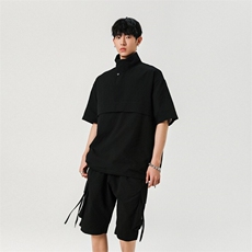 男生工装穿搭套装夏季休闲运动短袖短裤一套A406TZ5062特P68，男装牛仔裤，星座309（原A406）