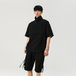男生工装穿搭套装夏季休闲运动短袖短裤一套 A406 TZ5062 特P68图片