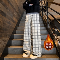 秋冬灯芯绒格子保暖休闲裤A559-1特P45控78有薄款A559P35，男装棉衣，电商A309