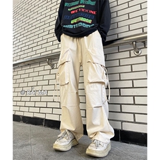 美式高街1工装直筒裤男潮牌hiphop阔腿拖地裤XZ211-1-K2202-P65，男装工装外套，星座211-1