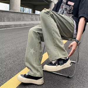 美式牛仔裤男春秋新款休闲直筒裤NT752P40图片