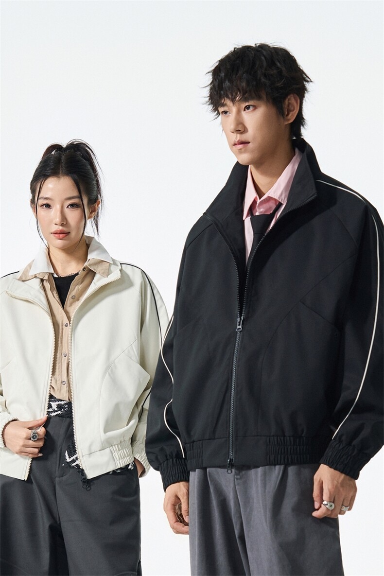 潮流简约立领夹克2025秋季新款时尚百搭休闲宽松外套JS5603-P75,男装夹克,星座610（原A335）