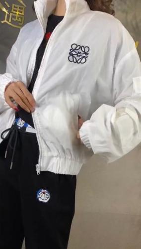 早春新款时尚刺绣花色休闲拉链薄款外套图片