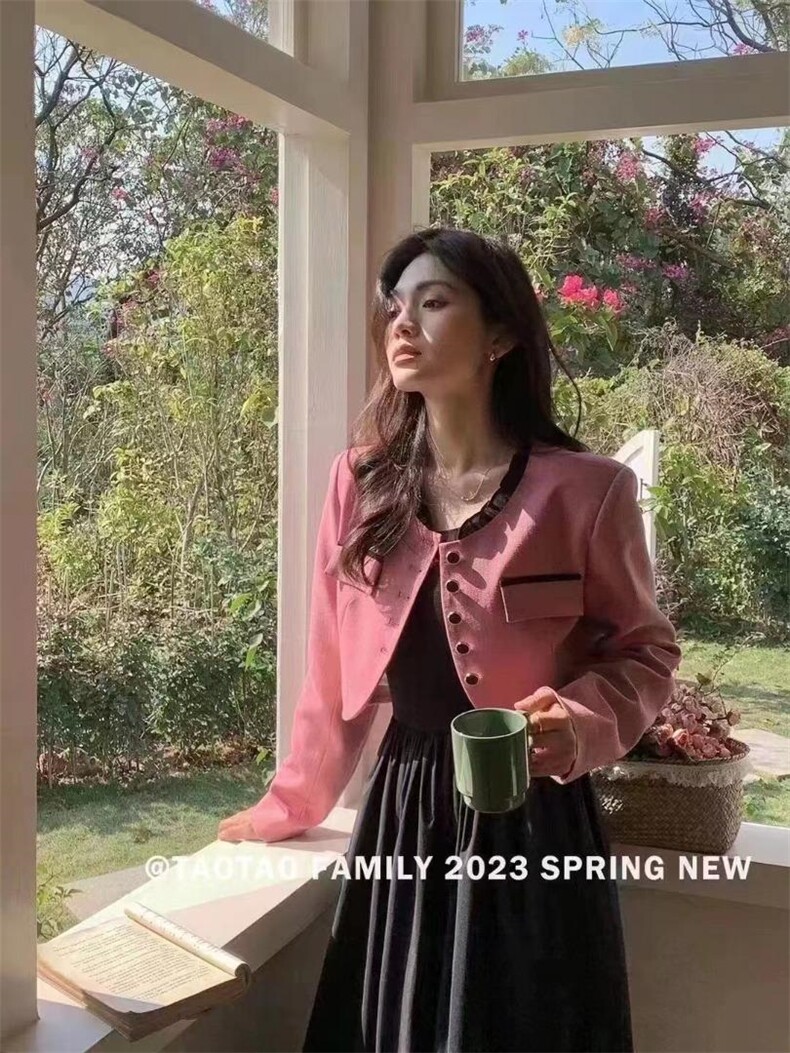 小香风套裙，三色，三码，其它，依柏璐(1F)