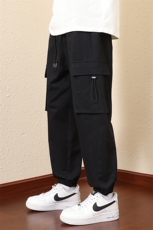 新款男冬季纯色直筒港风休闲裤K880-P50控78，男装休闲裤，星座717