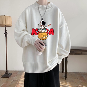 半高领毛衣男士大码针织衫男毛线衣男 M18289-P45 加绒款-P65图片