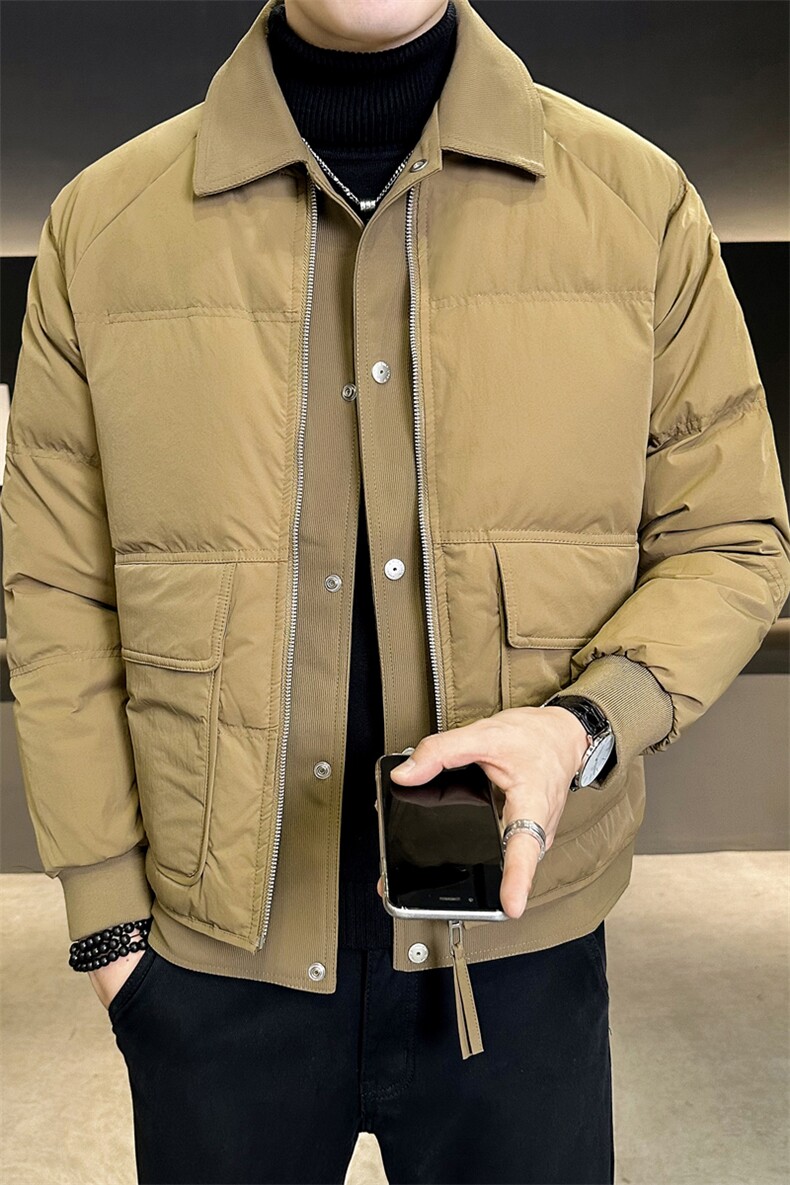 冬季店主羽绒服简约时尚保暖品质数据款简约外套男6297-P185,男装羽绒服,电商D327