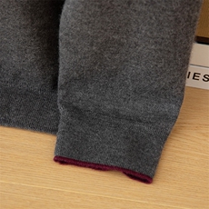 2025年秋季新款男士高领半开针织男士羊绒衫时尚休闲通勤百搭，男装羊绒套衫，鼎坤羊绒