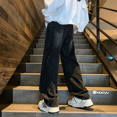 XZ616秋季新款复古设计感牛仔裤休闲长裤TY969P65控78，男装牛仔裤，星座512A（原616）