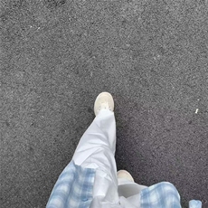 小清新中长蓝色格子长袖衬衫女秋季慵懒风polo领宽松防晒衬衣外套，男装防晒衣，星座1210-1