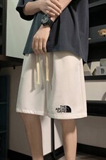 HD74232-P22华夫格短裤男大码宽松五分裤男直筒中裤，男装休闲裤，电商A040