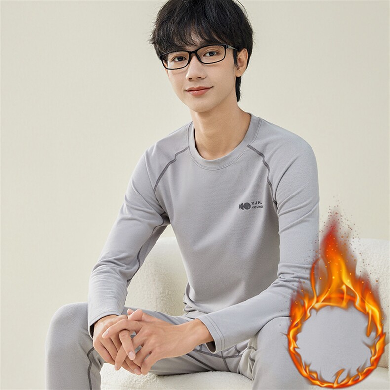 男士秋衣秋裤休闲情侣保暖内衣套装两件套TZ3605-P55,男装棉衣,星座310B-3