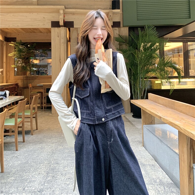 ~~！休闲牛仔三件套套装P195289两件套P175258,女装套装/套裙,2C262