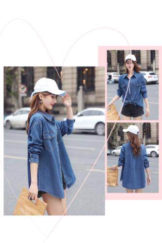 秋款牛仔衬衣，其它，红嘴鸥