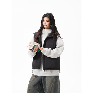90%绒新标有报告 短款宽松羽绒服马甲上衣 Y996/ P190 现货图片