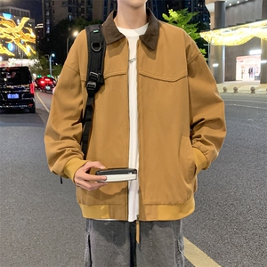 夜景水洗纯棉面料翻领夹克男士休闲外套上衣 jk1182 特P78图片