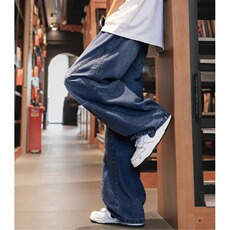 机能多口袋工装裤男士痞帅显瘦拖地哈伦冲锋长裤NK88，男装工装外套，星座208-5