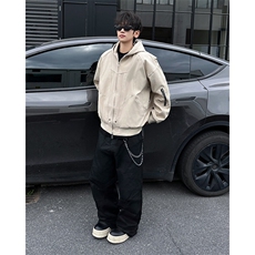 夹克外套男秋冬款美式解构高级感连帽棒球服JK032-P95，男装夹克，星座308B-2