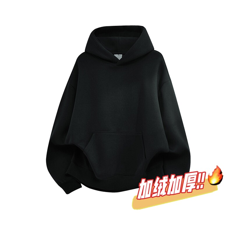 外套加绒奥粒绒卫衣无帽绳连帽重磅500克潮棉男 RH5302JR-P55图片