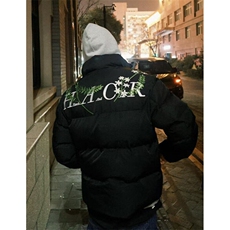 花卉刺绣飞行夹克棉服男款冬季加厚夹棉外套短款棒球服M5012，男装针织衫/毛衣，星座1116A（原606A-3）