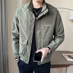 店主风立领品质外套春秋男装夹克B317-1801-P85图片